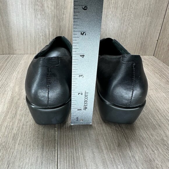 Dansko Arden Clog Shoes Women 37 Slip-on Round Toe Cushioned Leather Black - Picture 12 of 13